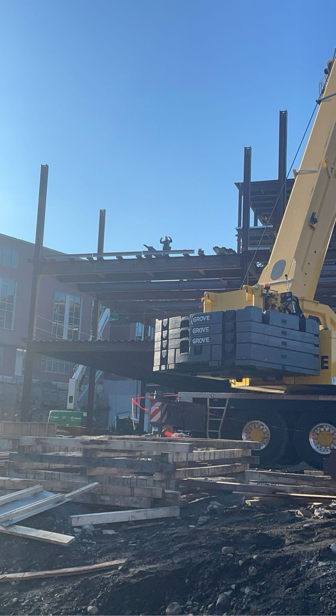 Iron Canopy Installation